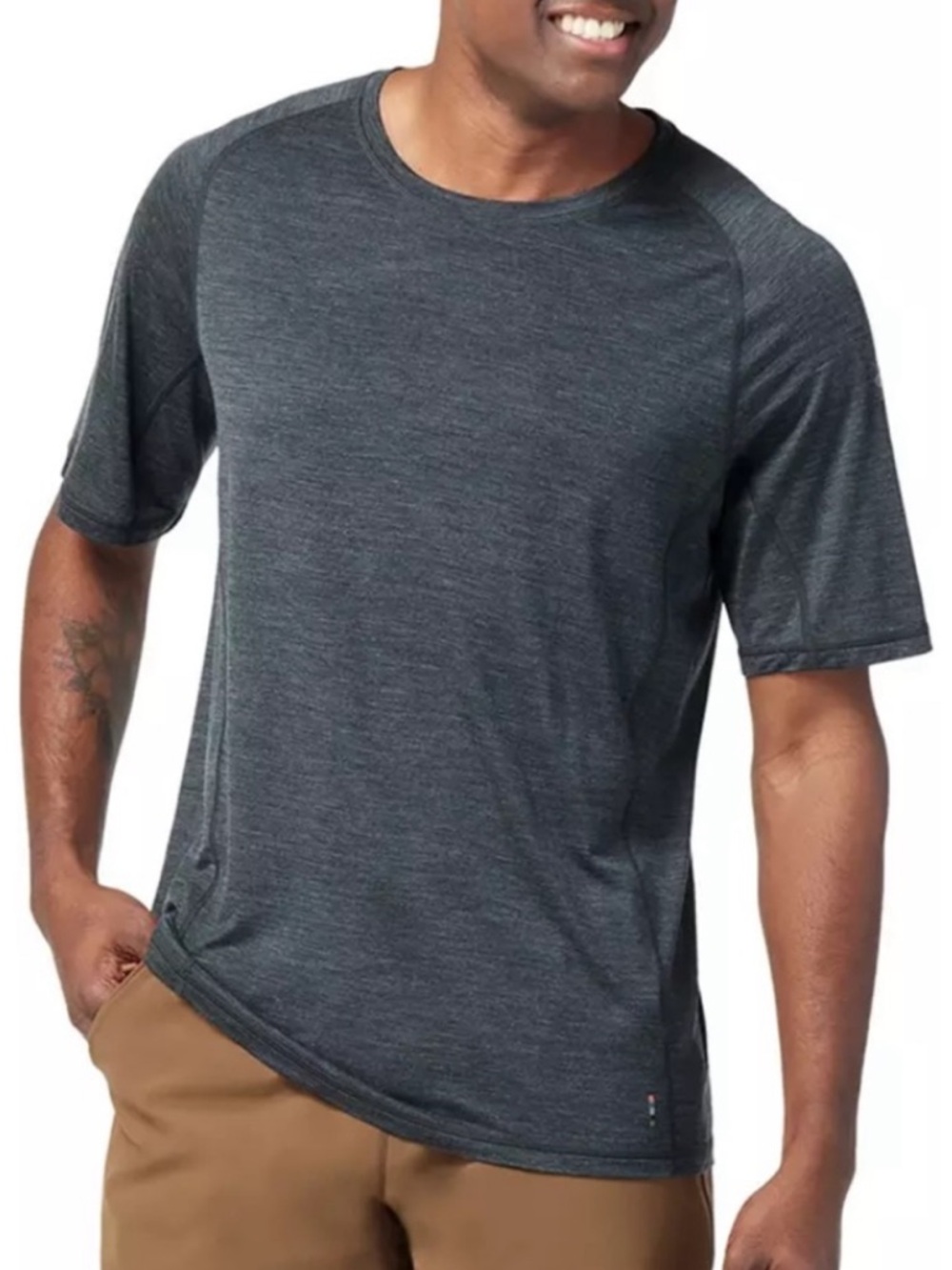 Smartwool Men’s Short Sleeve Gray Tee size 2XL
